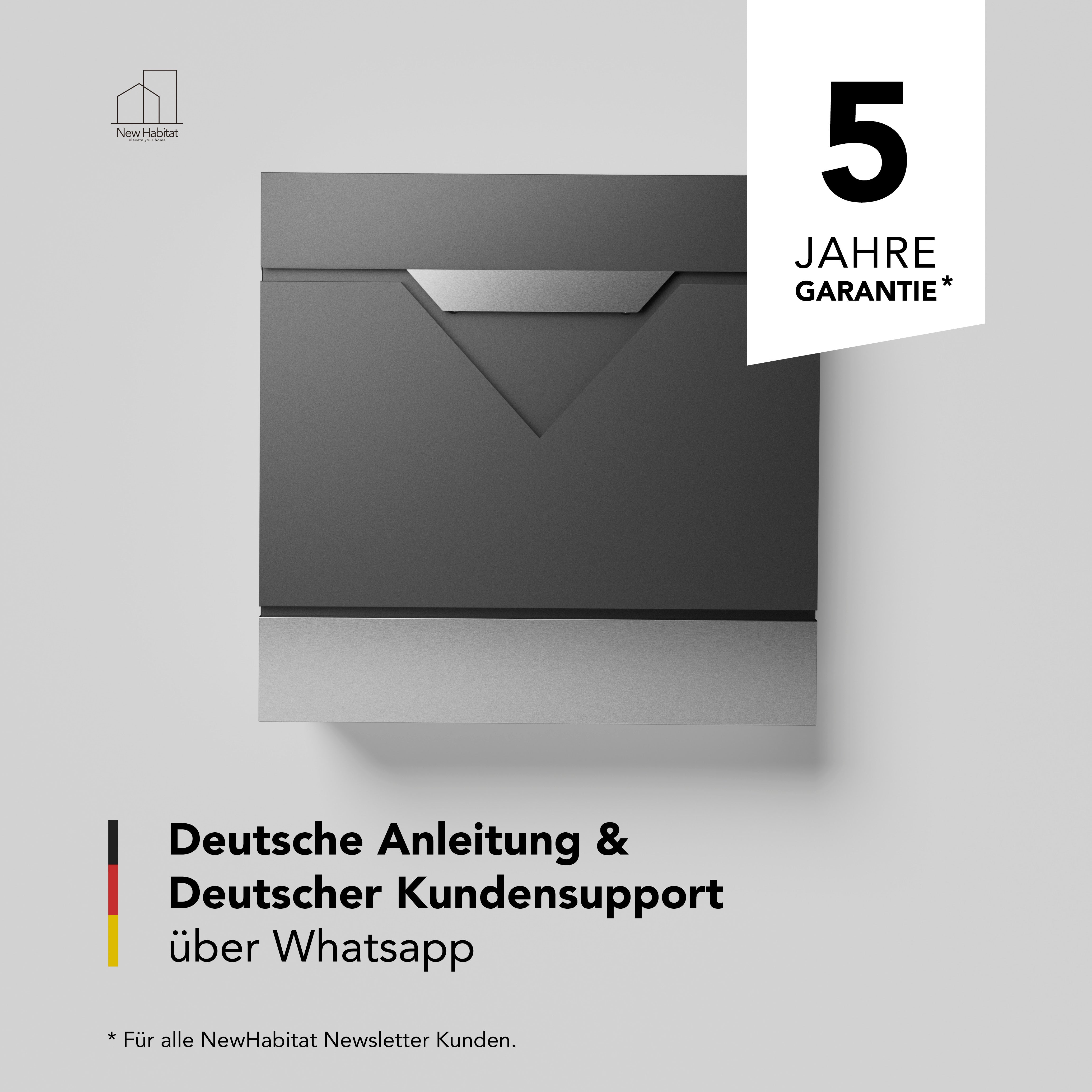 Briefkasten Venedig — italienisch-elegant aus Edelstahl